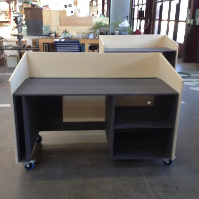 Meuble régie aluminium modulaire pour spectacle professionnel