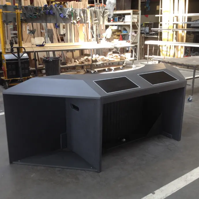 Meuble régie aluminium modulaire pour spectacle professionnel